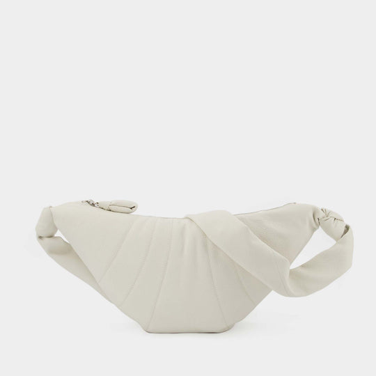 Sac À Bandoulière Medium Croissant - Lemaire - Cuir - Blanc