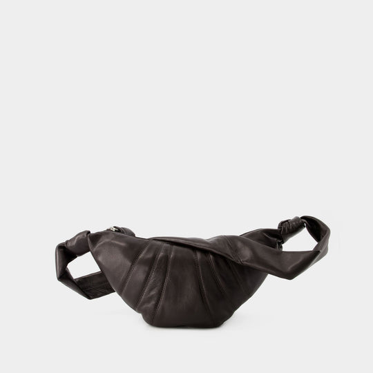 Sac Small Croissant - Lemaire - Cuir - Chocolat Foncé
