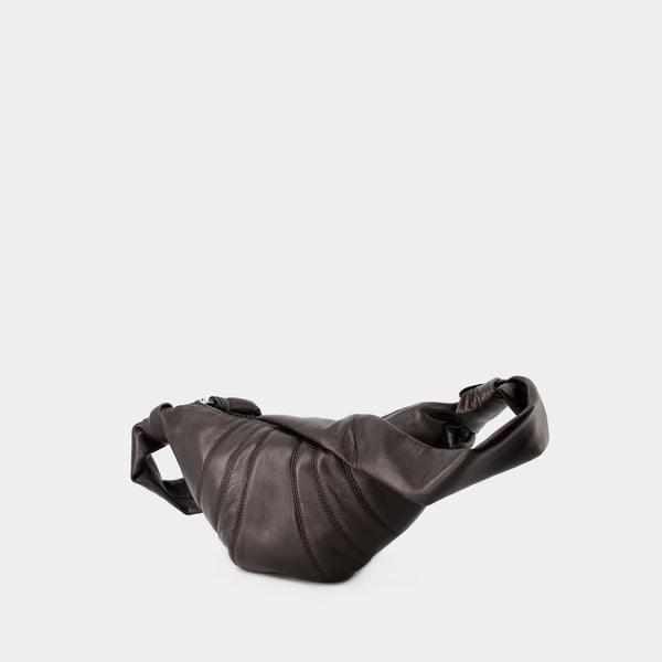 Sac Small Croissant - Lemaire - Cuir - Chocolat Foncé