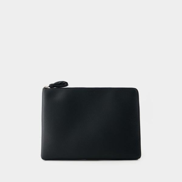 Pochette Document Holder - Lemaire - Cuir - Midnight Green