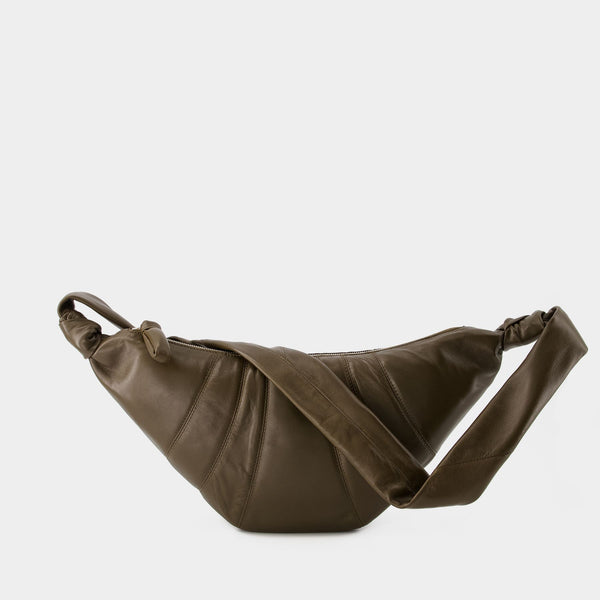 Sac Medium Croissant - Lemaire - Cuir - Dark Tobacco