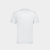 T-Shirt Classique Tricolor Fox Patch - Maison Kitsune - Coton - Blanc