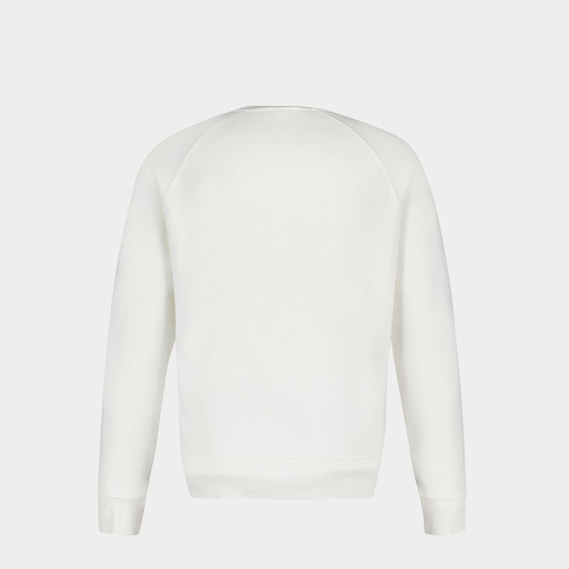 Sweatshirt Handwriting Clean - Maison Kitsune - Coton - Écru