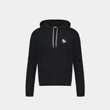 Sweatshirt à Capuche Chillax Fox en Coton Noir
