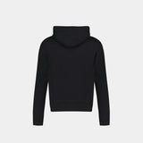 Sweatshirt à Capuche Chillax Fox en Coton Noir