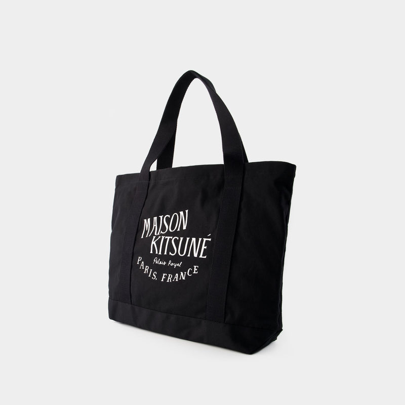Tote Bag Palais Royal - Maison Kitsune - Coton - Black