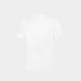 T-Shirt Handwriting Regular - Maison Kitsune - Coton - Blanc