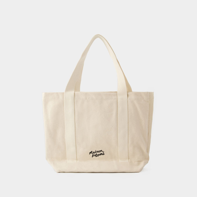 Tote Bag Fox Head - Maison Kitsune - Coton - Beige