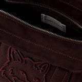 Tote Bag Fox Head Mini - Maison Kitsune - Toile - Marron Pécan