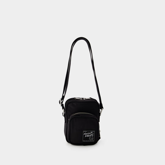 Sac à Bandoulière - Maison Kitsune - Nylon - Noir
