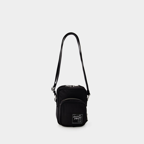 Sac à Bandoulière - Maison Kitsune - Nylon - Noir