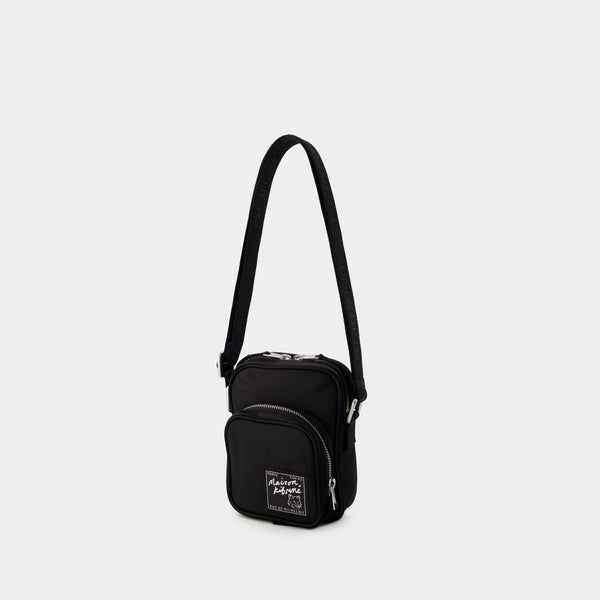Sac à Bandoulière - Maison Kitsune - Nylon - Noir