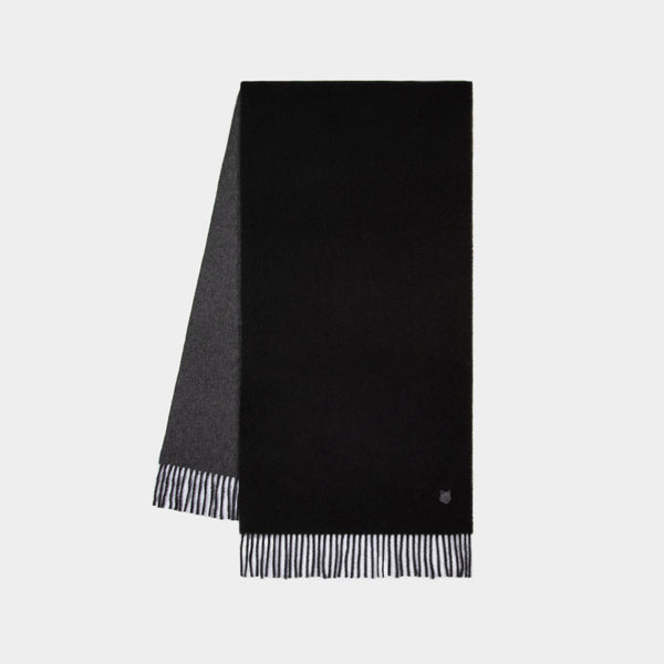 Echarpe Fox Head - Maison Kitsune - Laine - Noir