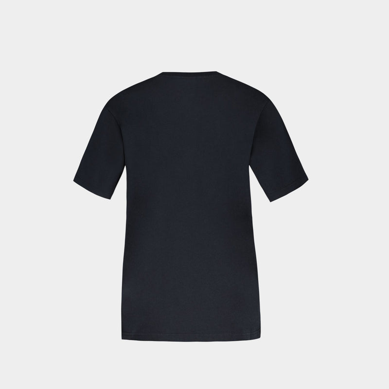 T-Shirt Bold Fox Head Patch Comfort - Maison Kitsune - Coton - Noir