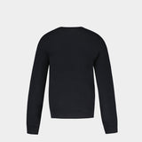 Sweatshirt Fox Head Patch Comfort - Maison Kitsune - Coton - Noir