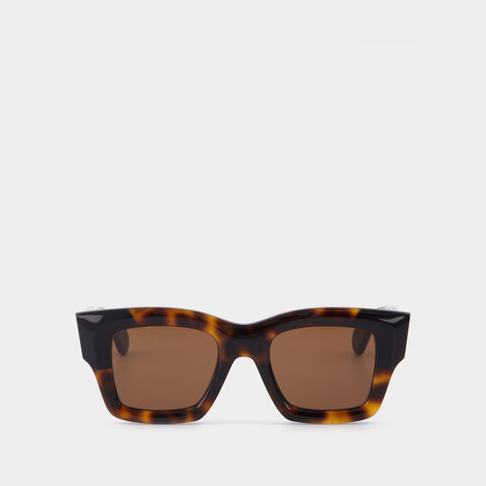 Lunettes de Soleil Baci en Acétate Marron