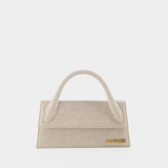 Sac Le Chiquito Long - Jacquemus - Lin - Greige Clair