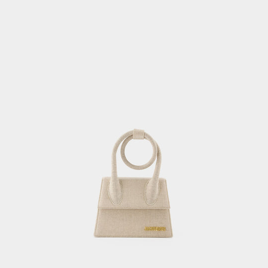 Sac Le Chiquito Noeud - Jacquemus - Cuir - Greige Clair