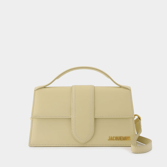 Sac Le Grand Bambino - Jacquemus - Cuir - Beige