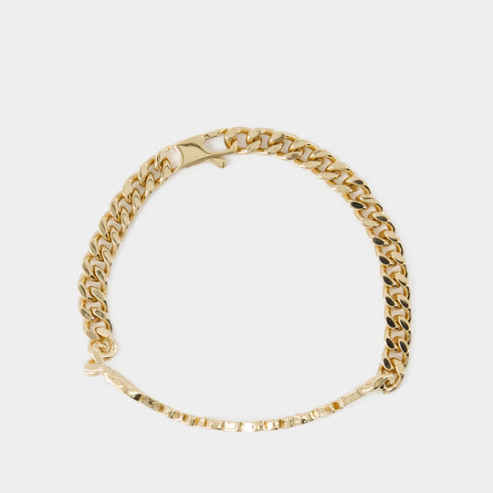 Bracelet La Gourmette - Jacquemus - Laiton - Doré