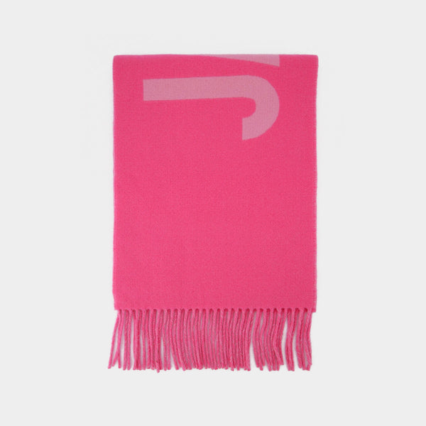 L'Echarpe Jacquemus en Laine Rose