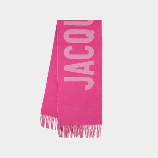 L'Echarpe Jacquemus en Laine Rose