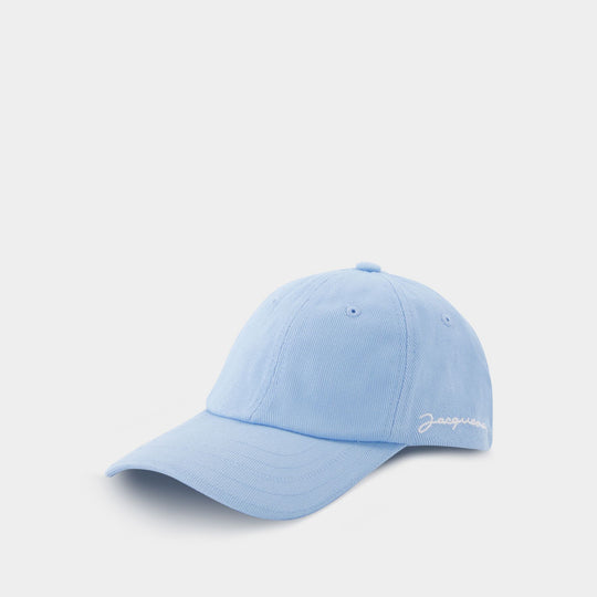 La Casquette Jacquemus en toile Bleu