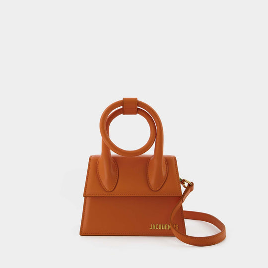 Sac Le Chiquito Noeud - Jacquemus - Cuir - Orange