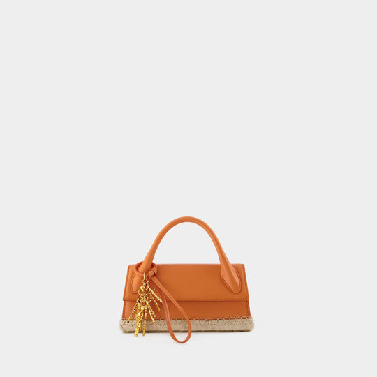 Sac Le Chiquito Long Cordao - Jacquemus - Cuir - Orange