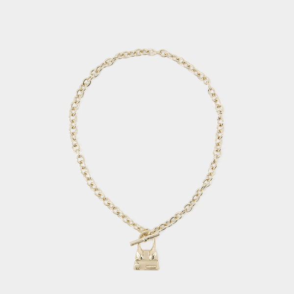Collier Chiquito Barre - Jacquemus - Métal - Doré