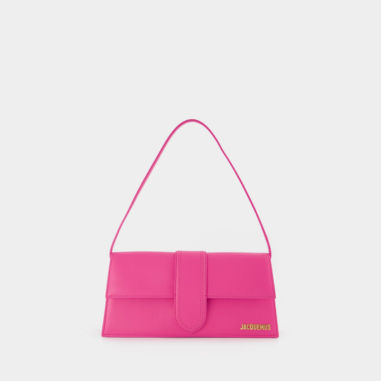 Sac Le Bambino Long - Jacquemus - Cuir - Neon Pink