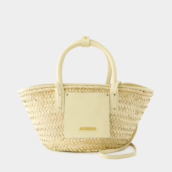 Panier jacquemus jaune fashion