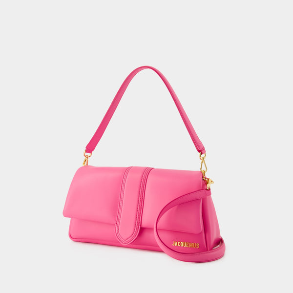 Sac Le Bambimou - Jacquemus - Cuir - Rose Fluo