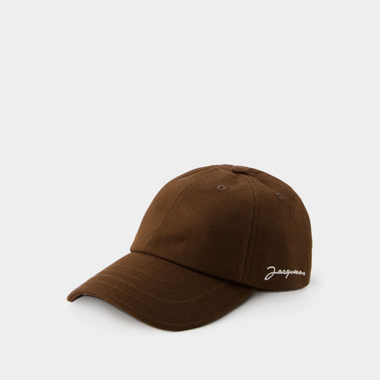 La Casquette Jacquemus - Jacquemus - Coton - Marron