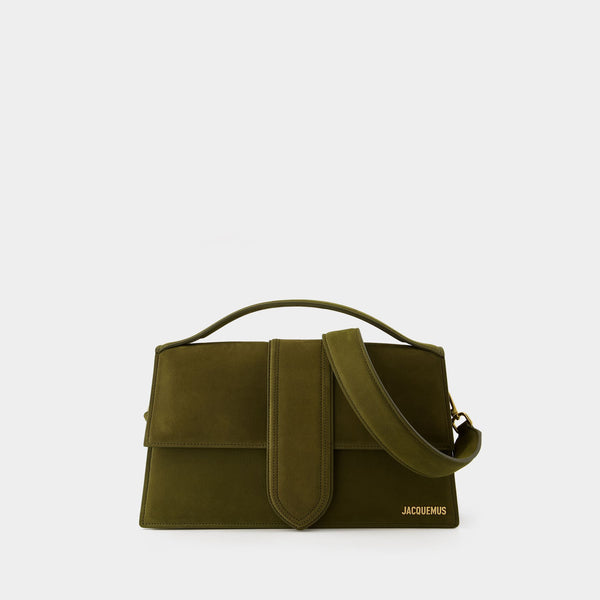 Sac Le Bambinou - Jacquemus - Cuir - Kaki Foncé