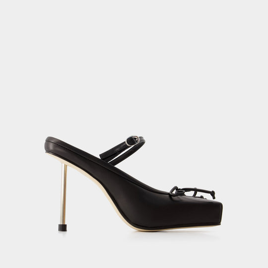 Escarpins Les Chaussures Ballet - Jacquemus - Cuir - Noir