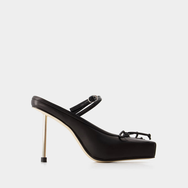 Escarpins Les Chaussures Ballet - Jacquemus - Cuir - Noir