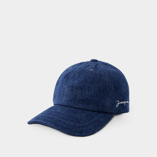 La Casquette Jacquemus - Jacquemus - Coton - Bleu