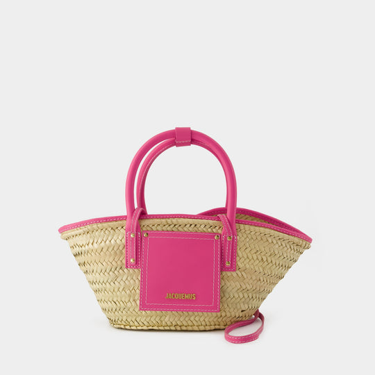 Sac Le Petit Panier Soli - Jacquemus - Rose Fluo