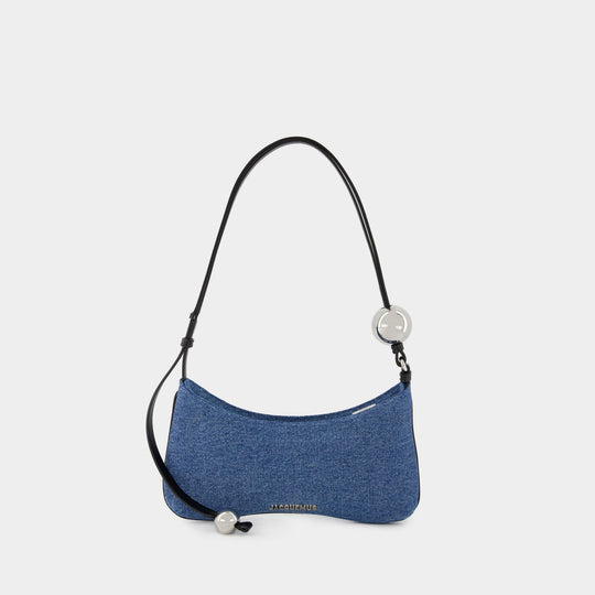 Sac Porté Épaule Le Bisou Perle - Jacquemus - Coton - Bleu