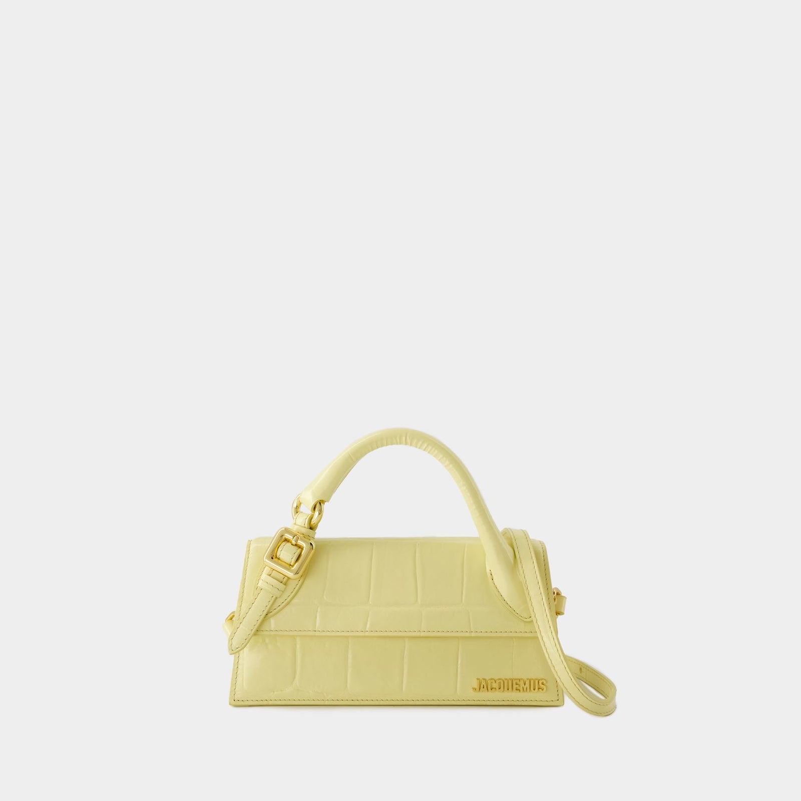 Sac Le Chiquito Long Boucle Jacquemus Cuir Jaune