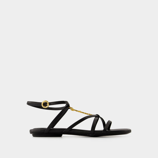 Sandales Pralu P - Jacquemus - Cuir - Noir
