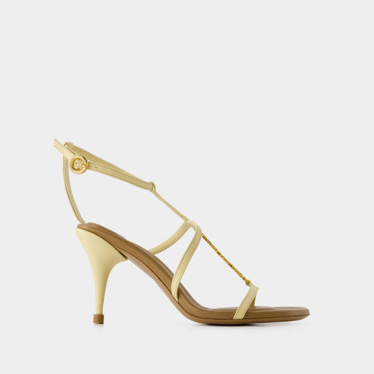 Sandales Pralu - Jacquemus - Cuir - Ivoire