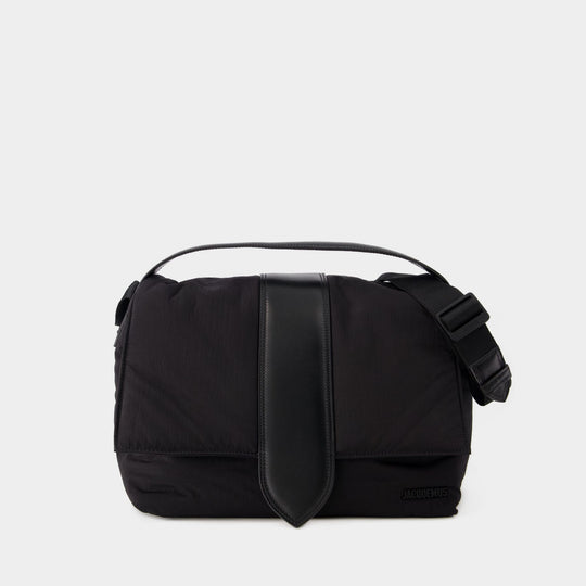 Sac À Bandoulière Le Messenger Bambino - Jacquemus - Coton - Noir