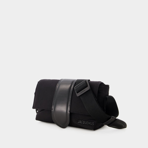 Sac À Bandoulière Le Petit Messenger Bambino - Jacquemus - Coton - Noir