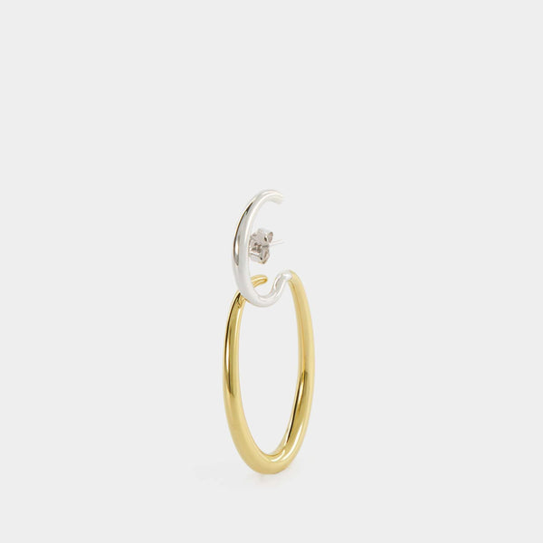 Boucles D'Oreille Bo Delta - Charlotte Chesnais - Argent/18K Plaqué Or