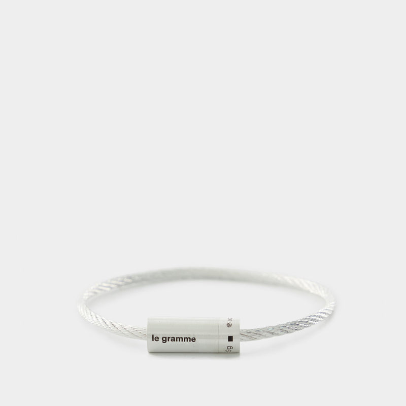 Bracelet 9G Cable - Le Gramme - Argent