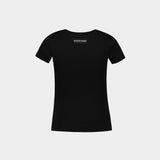 T-Shirt 1x1 Rib - Marine Serre - Coton - Noir