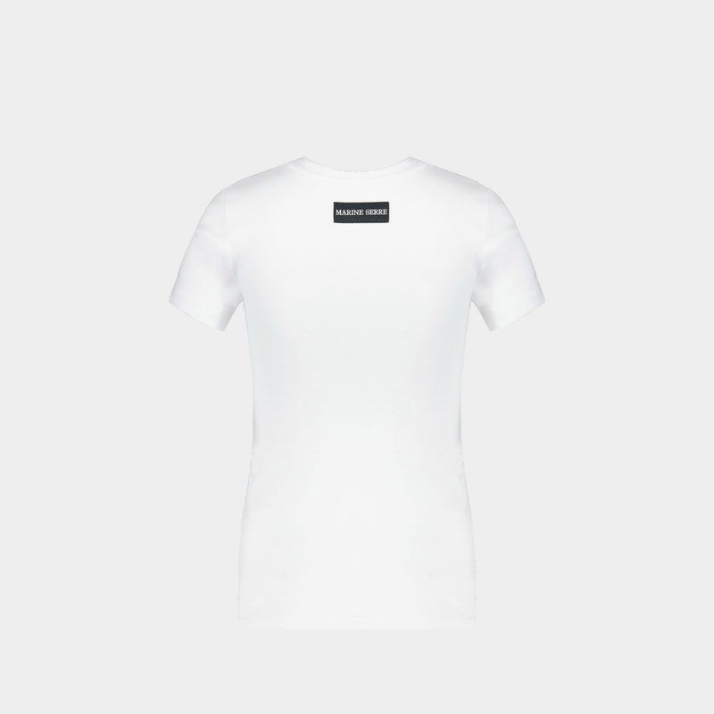 T-Shirt Mini Fit - Marine Serre - Coton - Blanc