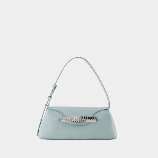Sac Hobo Eva - Elleme - Cuir - Turquoise